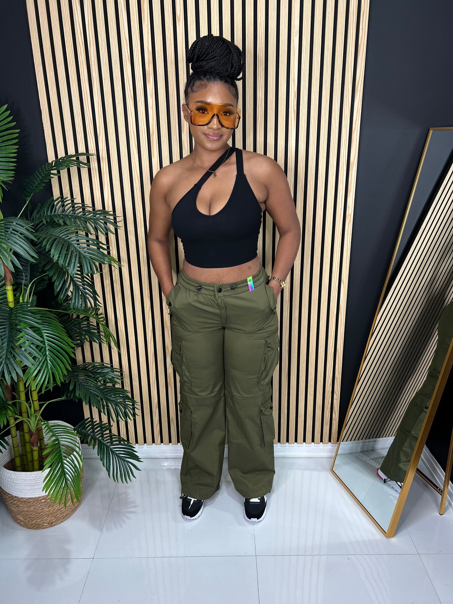 Vibe Cargo Pants (Olive)